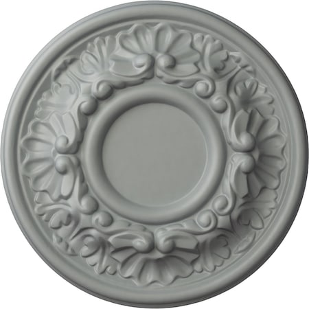 Ekena Millwork Odessa Ceiling Medallion (Fits Canopies up to 2 1/2"), 7 1/2"OD x 1 1/8"P, Primed White CM07OD
